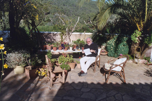 Peter at Unsworth's house in Ibiza 2005